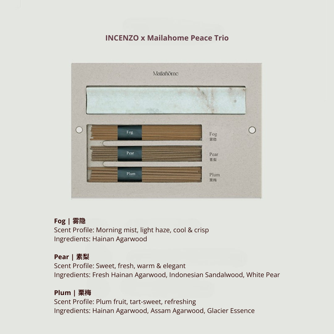 INCENZO x Mailahome Peace Trio