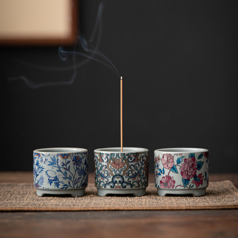 Handcrafted Dehua Porcelain Incense Holder