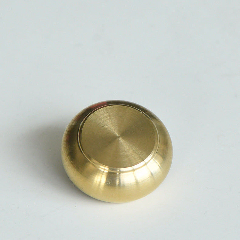 Terracotta  WU (無) Incense Vessel — Warm Clay (with Copper Insert)