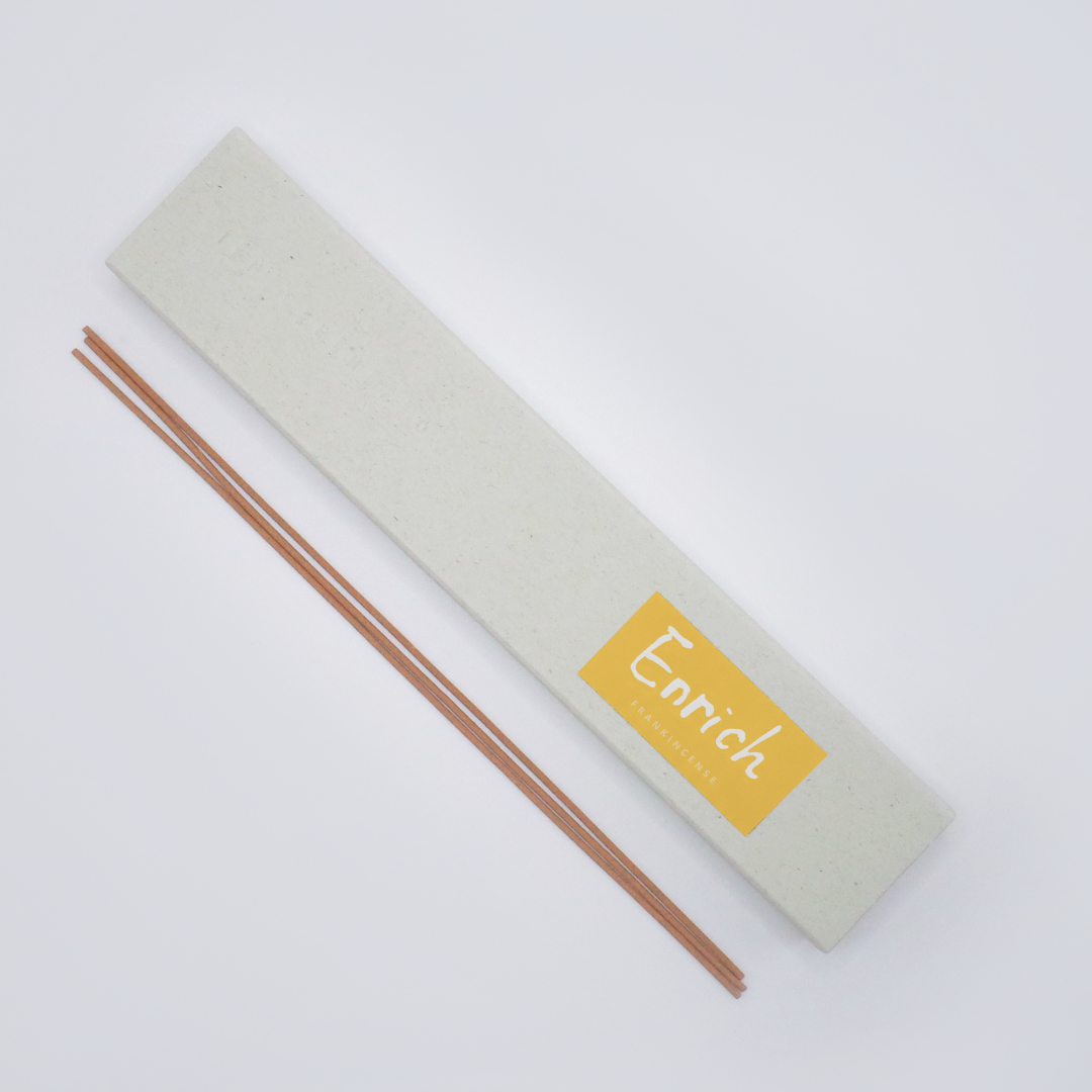 Enrich Frankincense Incense box with three 21 cm incense sticks