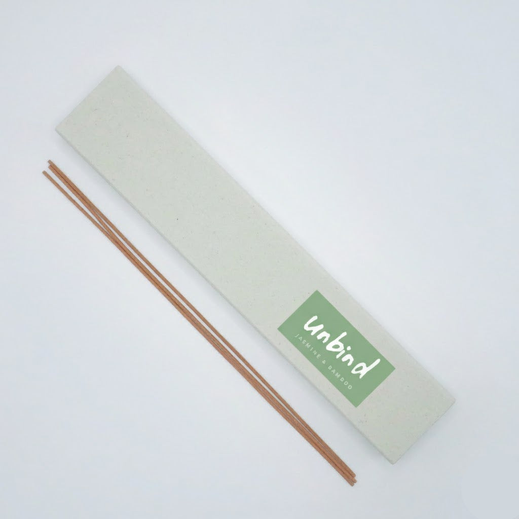 Jasmine and bamboo incense sticks