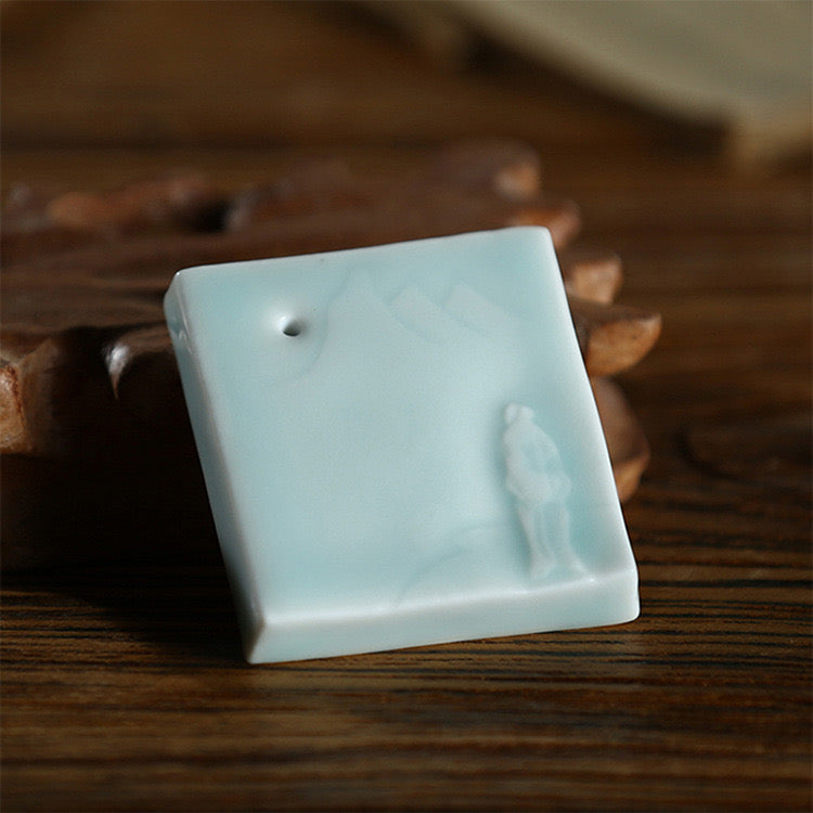 INCENZO Jingdezhen Handcrafted Incense Holder