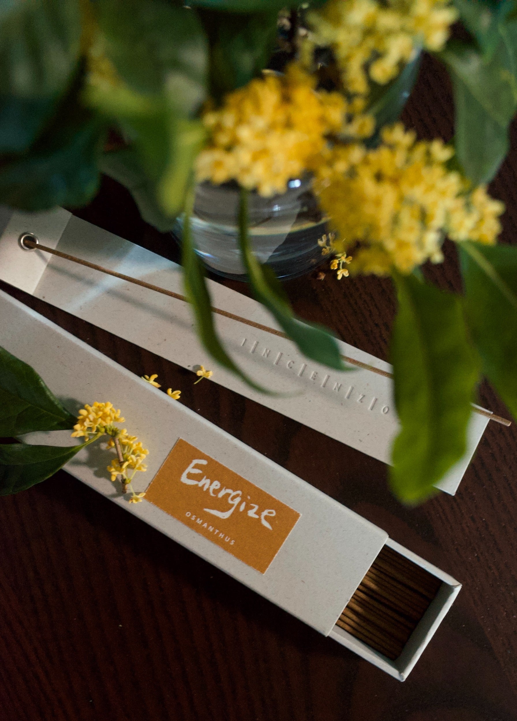 Osmanthus Incense with beautiful osmanthus flowers